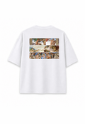 Michelangelo Sistine — Şerit Çalışması - Oversize T-shirt