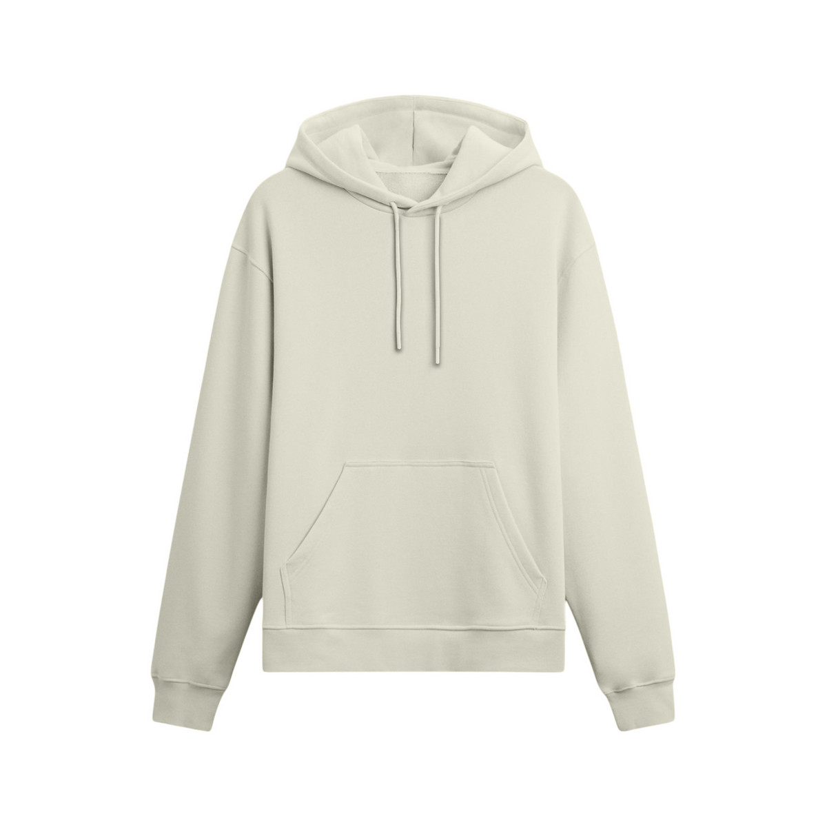 Oversize Hoodie Unisex Ekru - Ön