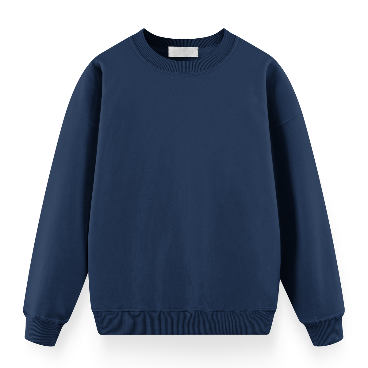 Oversize Sweatshirt Unisex Lacivert - Ön